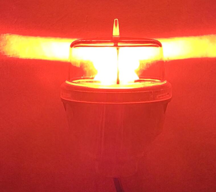 tower crane warning lights